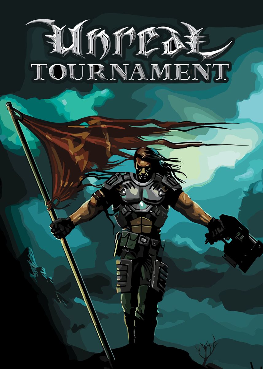 'Unreal Tournament Game' Poster, picture, metal
