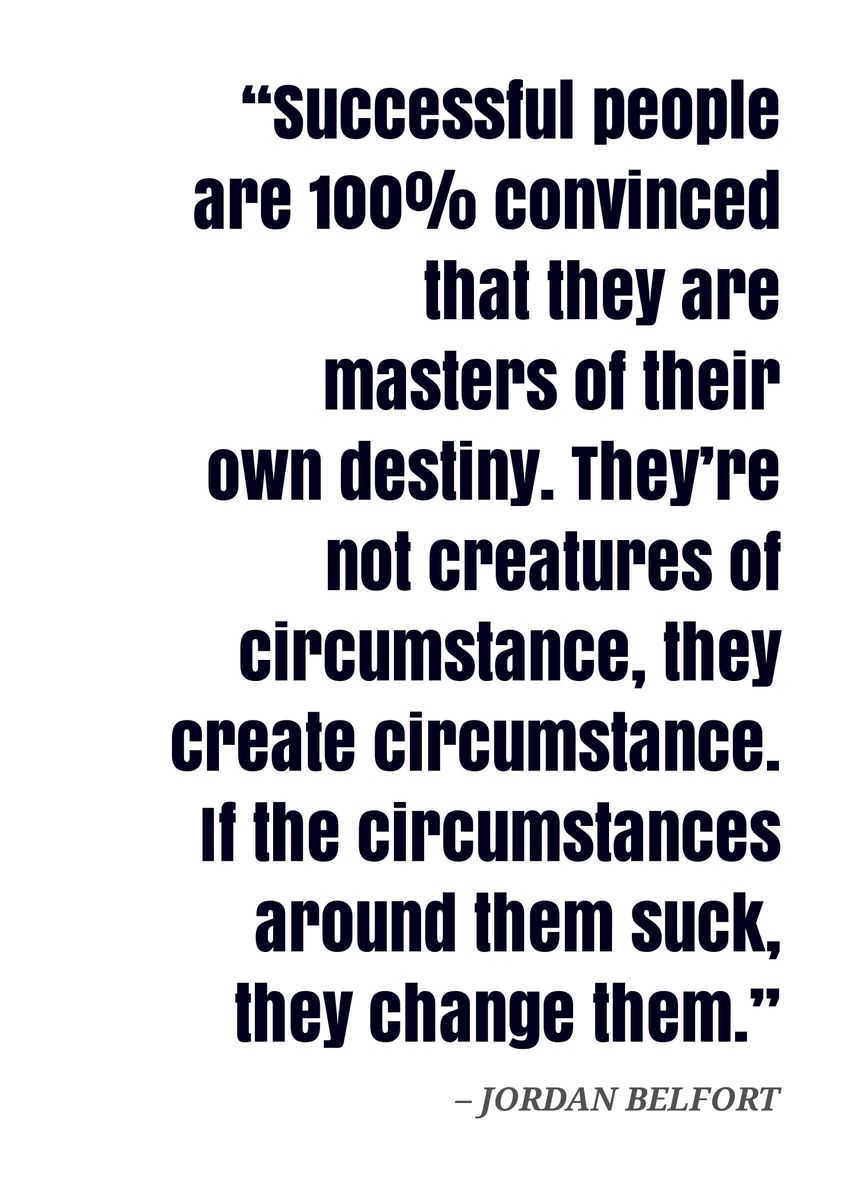'Jordan Belfort quote' Poster, picture, metal print, paint by Gembull ...