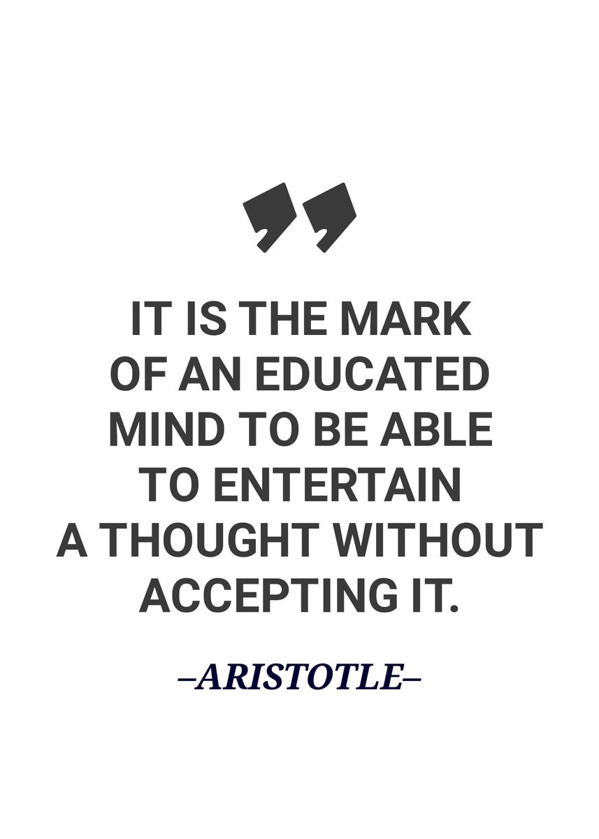 'aristotle Quote' Poster, Picture, Metal Print, Paint By Gembull Art 