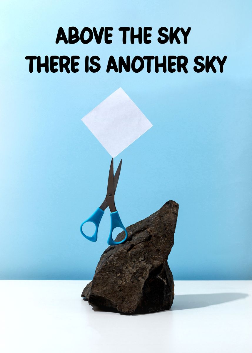 'Rock paper scissors quotes' Poster, picture, metal print, paint by ...