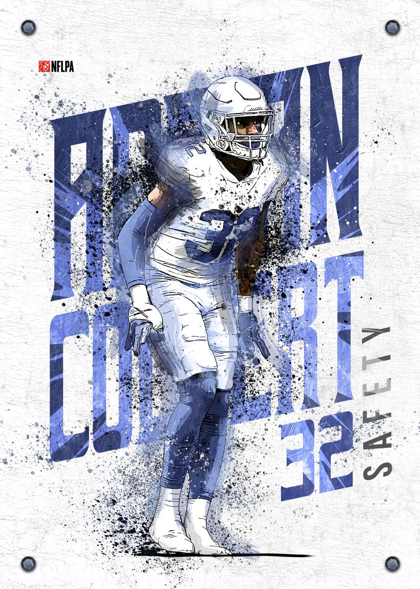 'Adrian Colbert' Poster, picture, metal print, paint by NFL Players