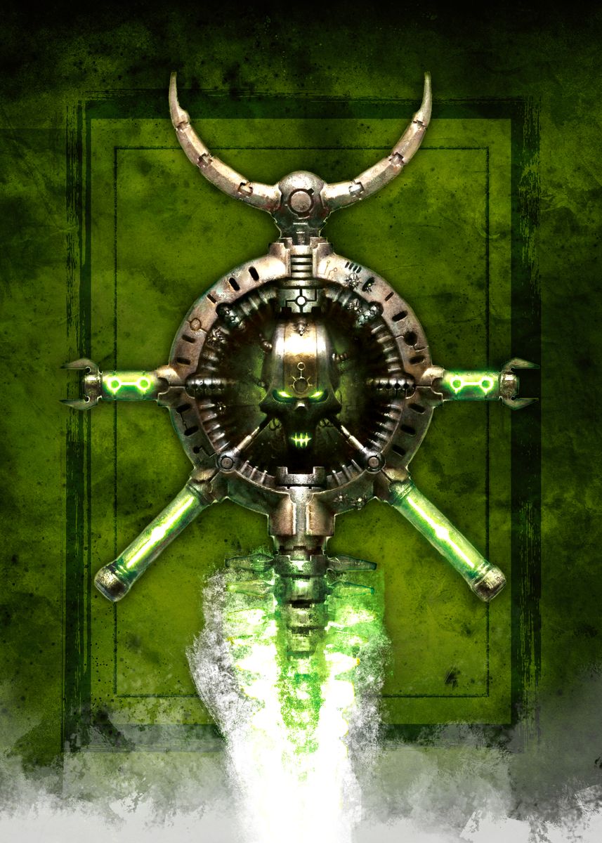 Necron 2 Poster Picture Metal Print Paint By Warhammer Displate