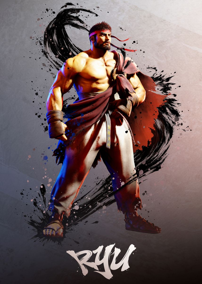 Street fighter art, Street fighter iii, Ryu street fighter