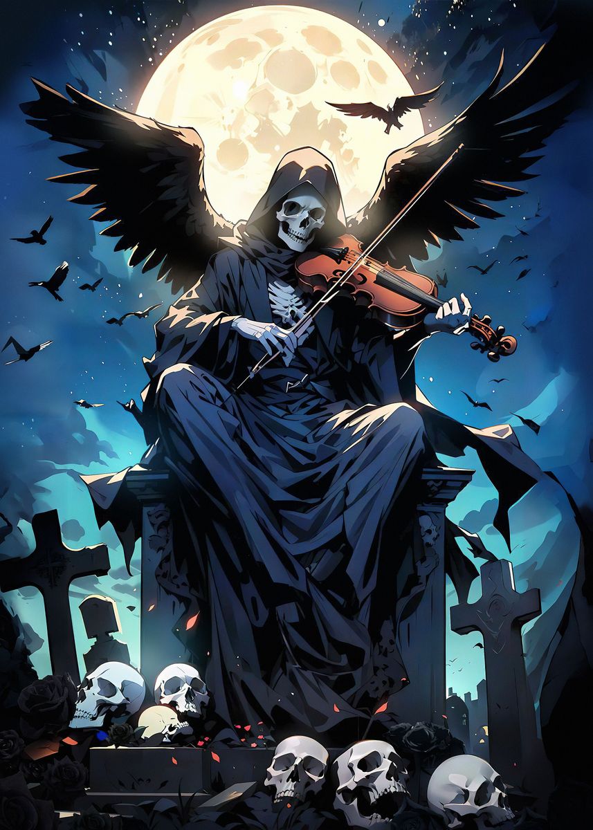 'Symphony Of Death' Poster, picture, metal print, paint by Bruno