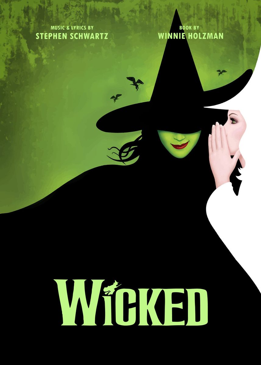 'Wicked' Poster, picture, metal print, paint by Bo Kev | Displate