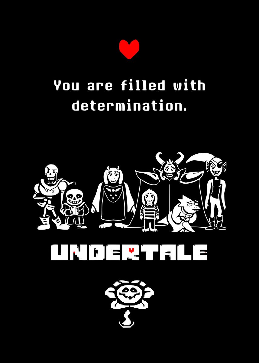 Undertale Sprite Posters for Sale