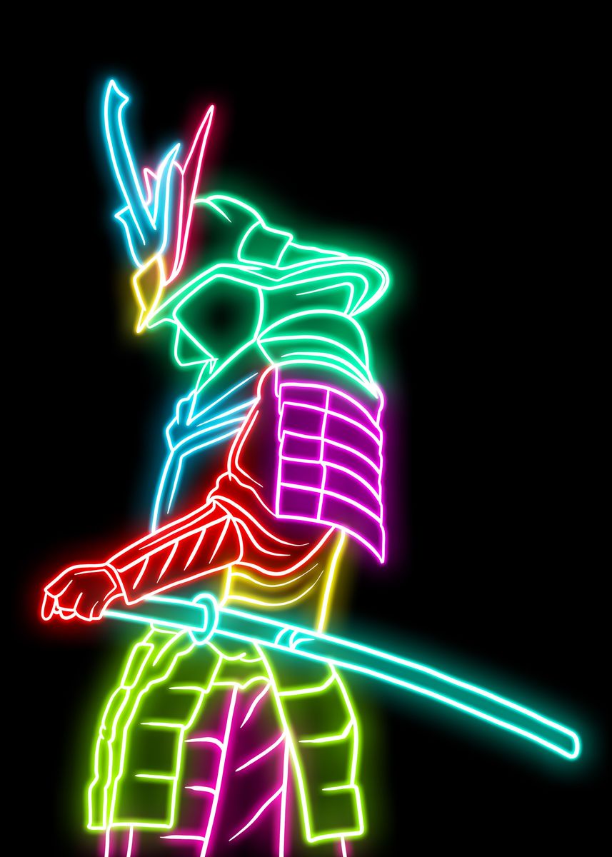 'Soul samurai' Poster by San Creative | Displate