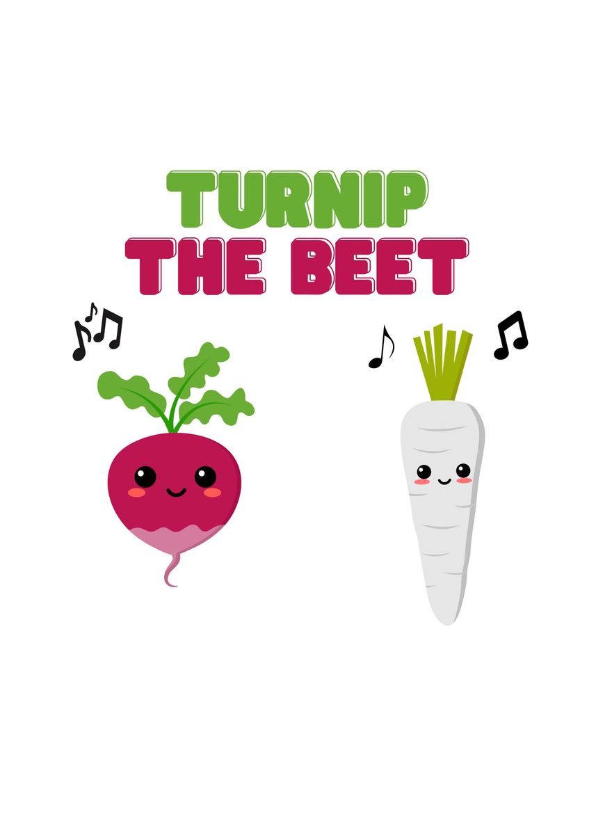'Turnip The Beet' Poster by Ikjo Displate