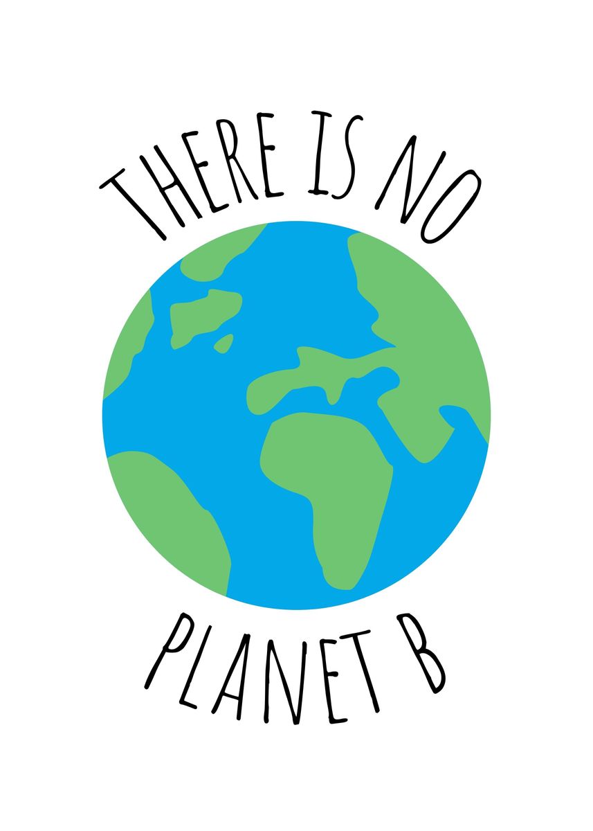 'there Is No Planet B' Poster, Picture, Metal Print, Paint By Teehowa 