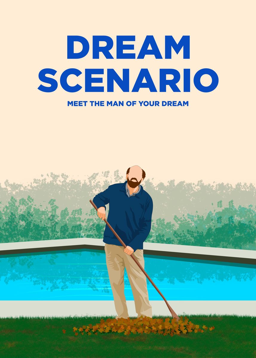 dream scenario Poster, picture, metal print, paint by geeks holic |  Displate