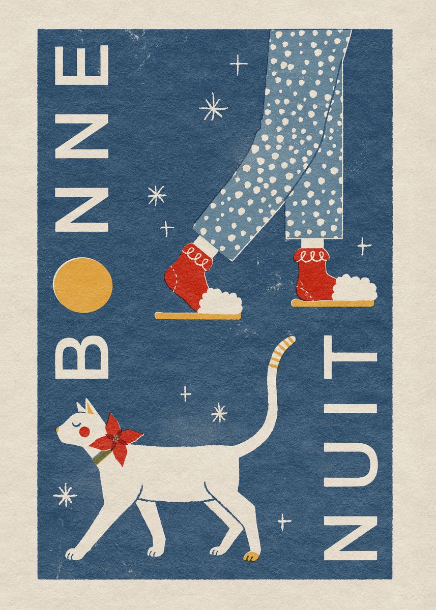 'Bonne Nuit' Poster, picture, metal print, paint by World Class Photos ...