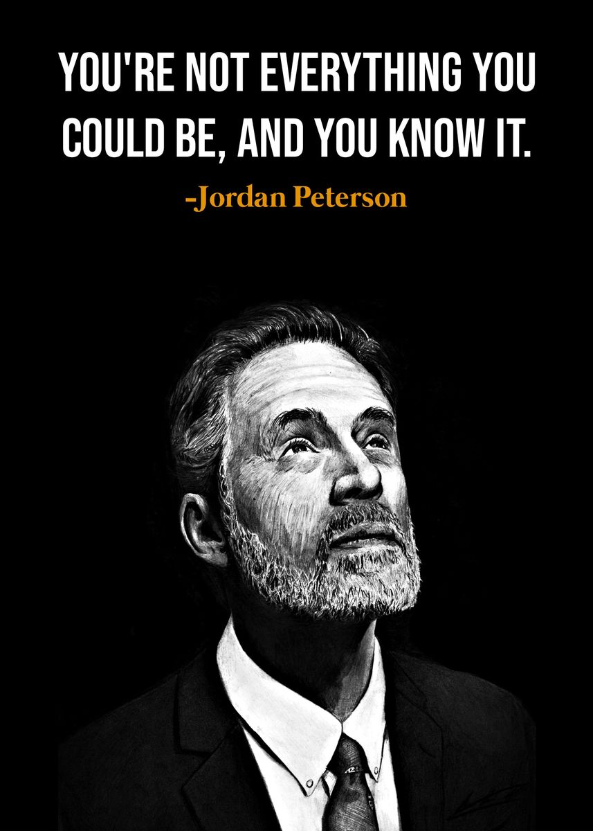 'Jordan Peterson quotes ' Poster by pus meong | Displate