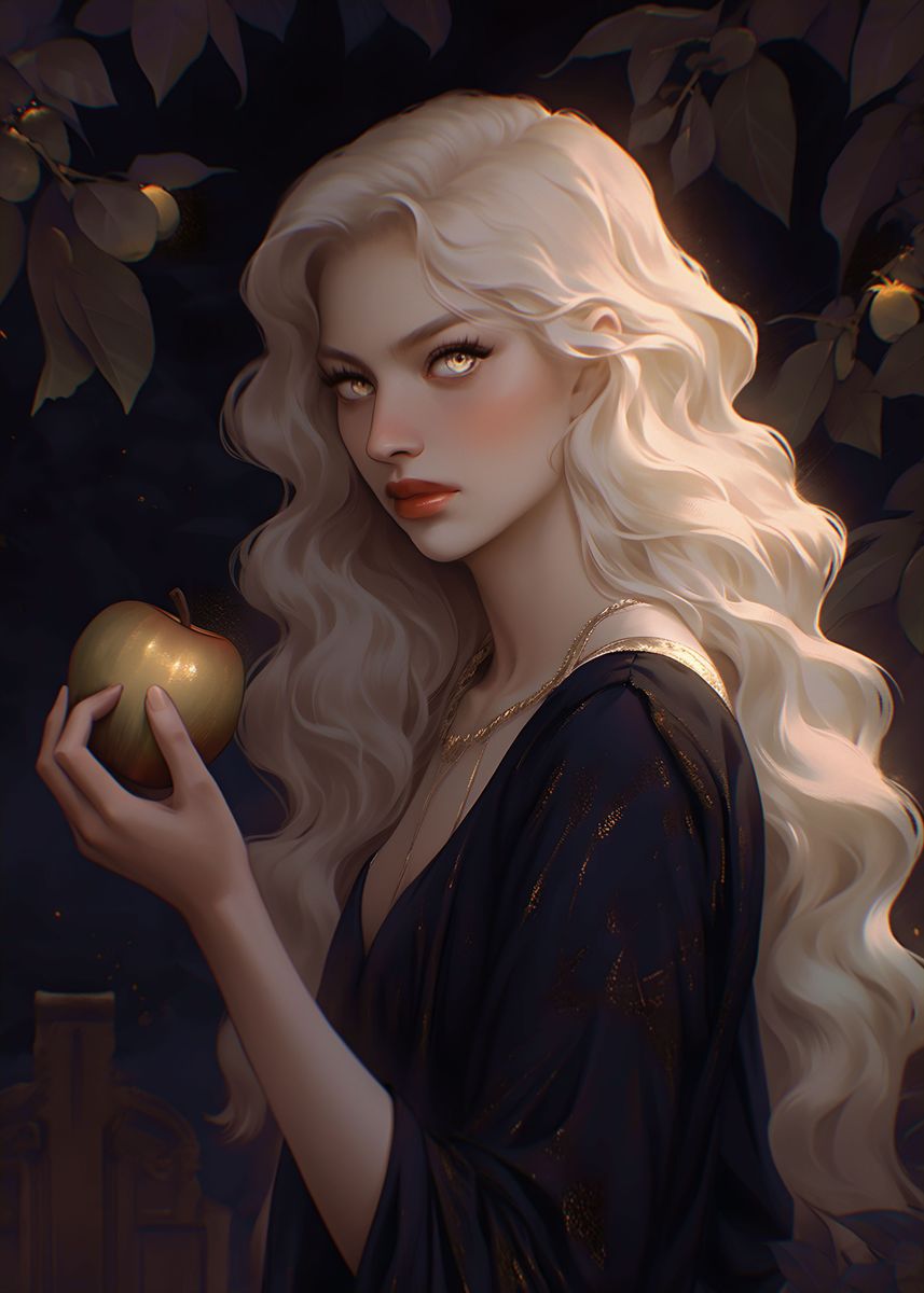 'Apple of Discord' Poster, picture, metal print, paint by Katalina Ooma