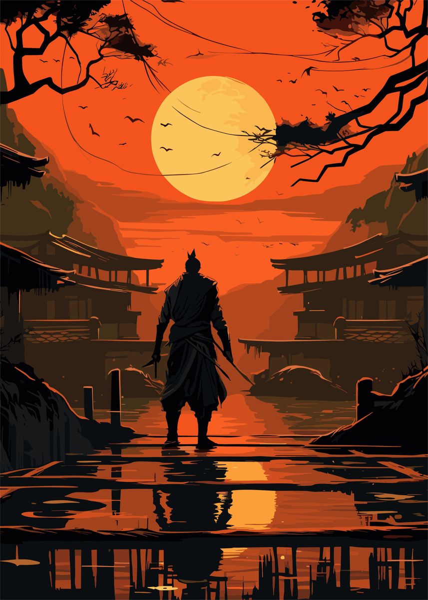 'old warrior' Poster by TsabitQeis Displate