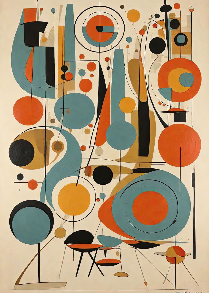 'Mid Century Art' Poster by Anamitra Displate