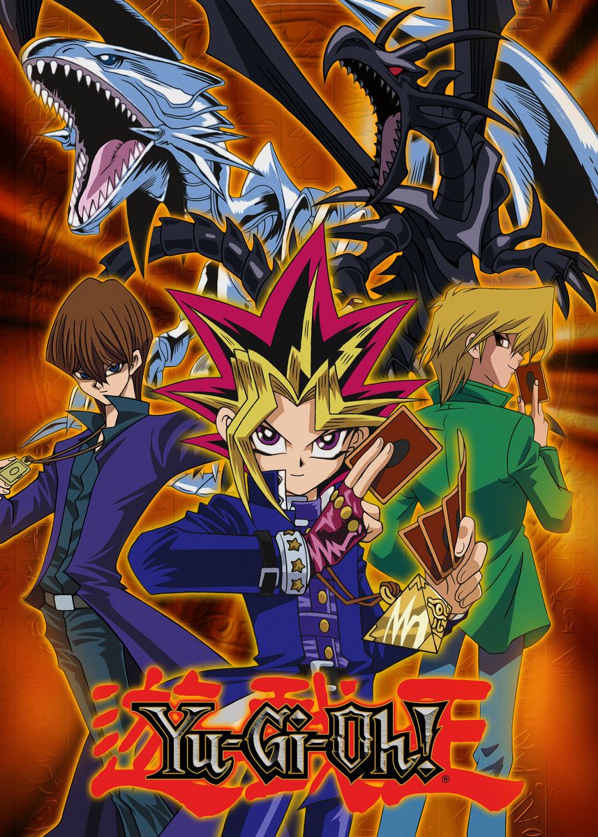 'Duel Monsters' Poster, picture, metal print, paint by Yu-Gi-Oh! | Displate