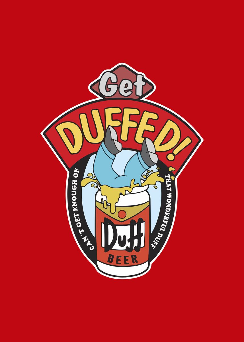 'Duff Beer ' Poster, picture, metal print, paint by Uber Colektiv ...