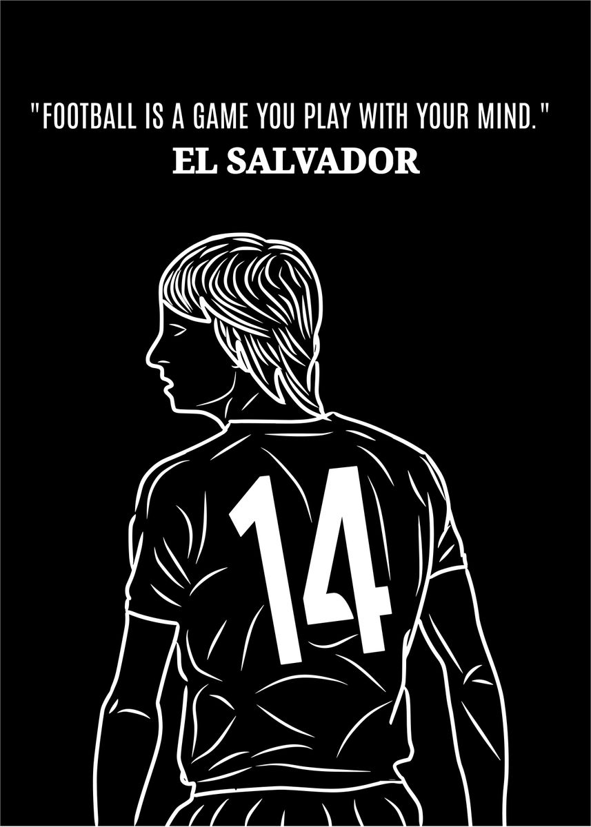  j cruyff football quote 2 poster picture metal print paint by