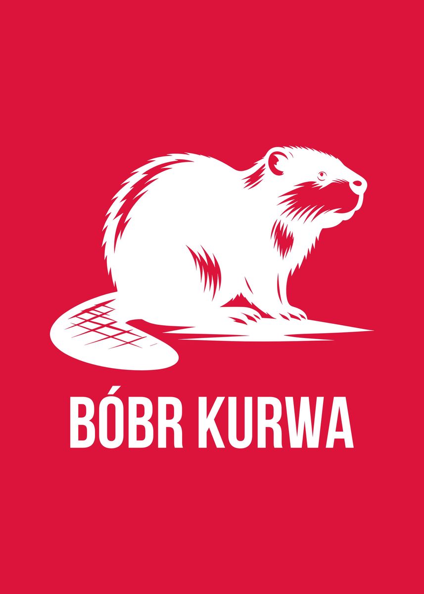 'Bober Bobr Kurwa Meme' Poster, picture, metal print, paint by Masaki ...