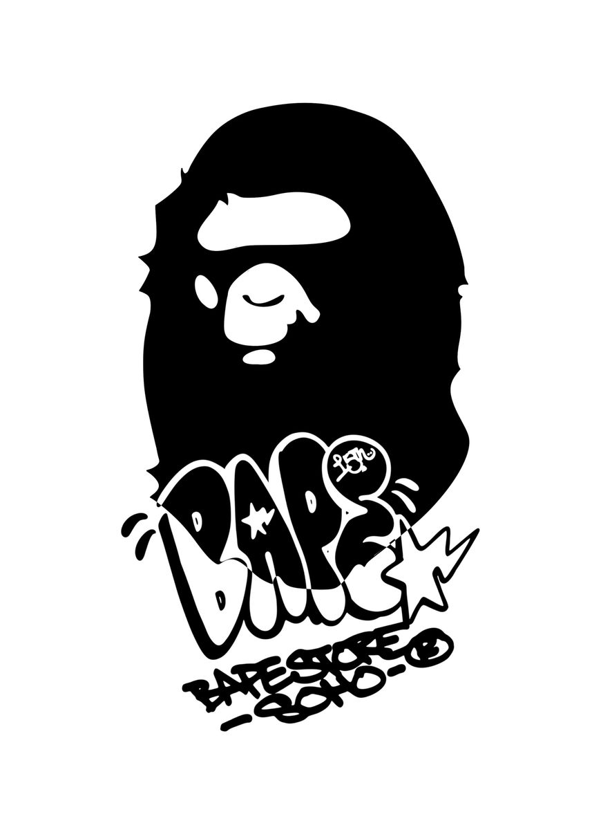 Bape logo stencil hotsell