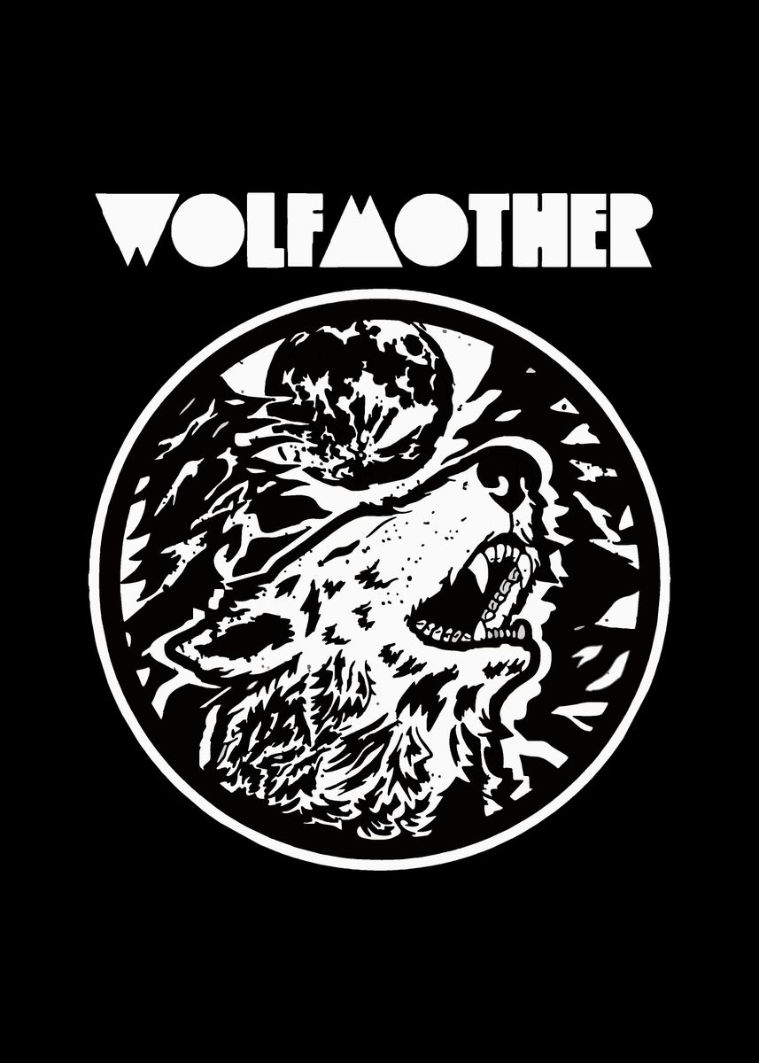 'WOLFMOTHER' Poster, picture, metal print, paint by Lord Jay | Displate