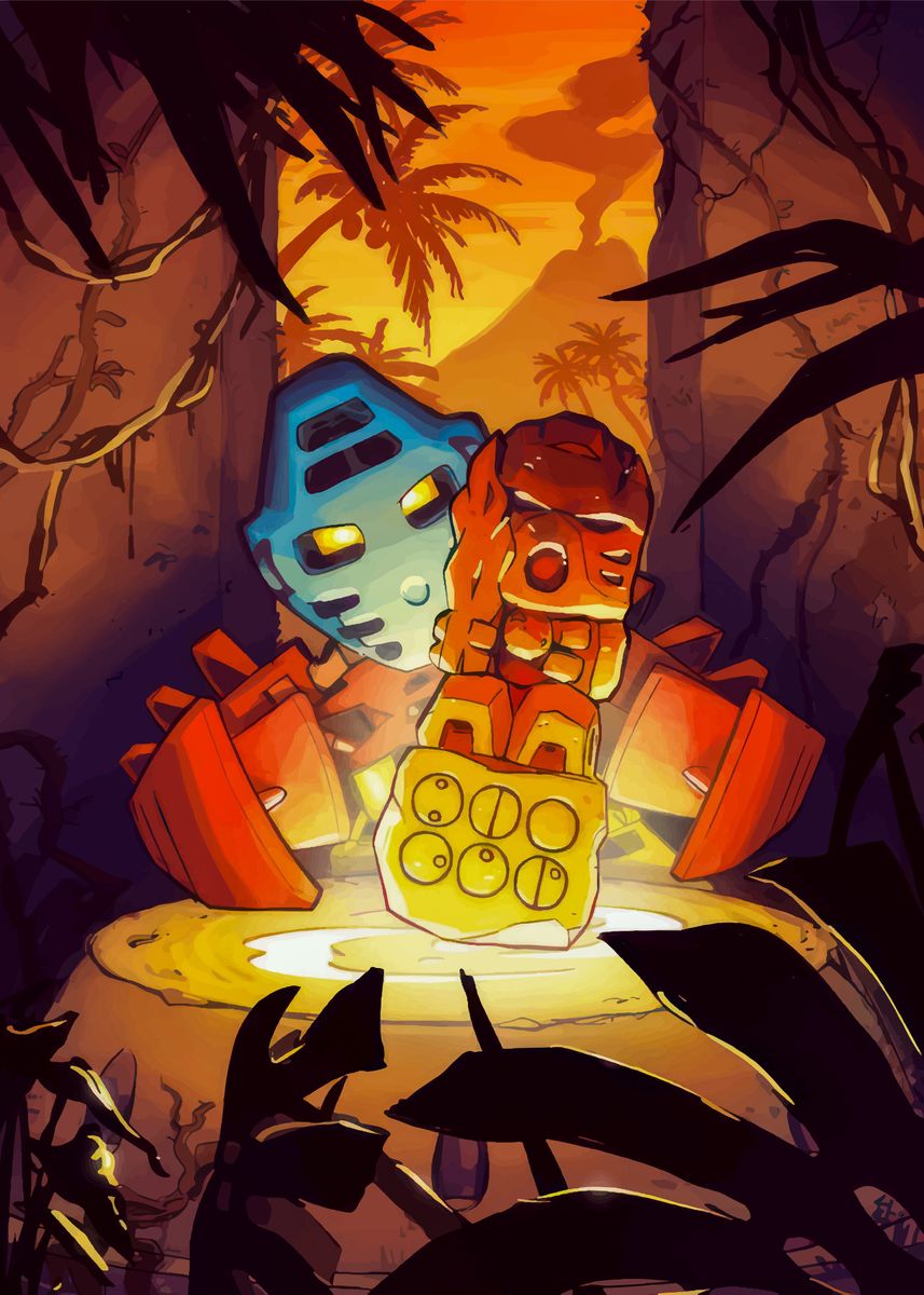 'bionicle' Poster, picture, metal print, paint by gho fur | Displate