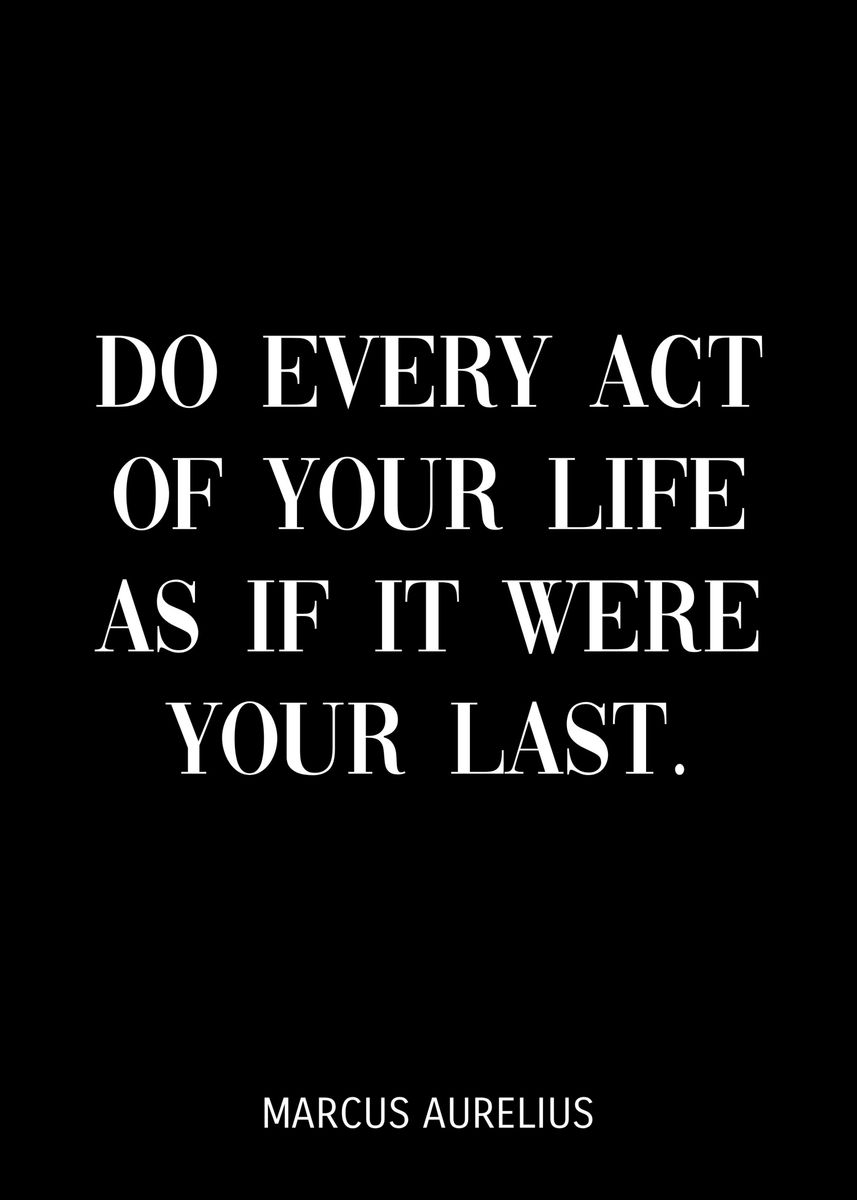 'Marcus Aurelius Quotes ' Poster, picture, metal print, paint by KLIP ...