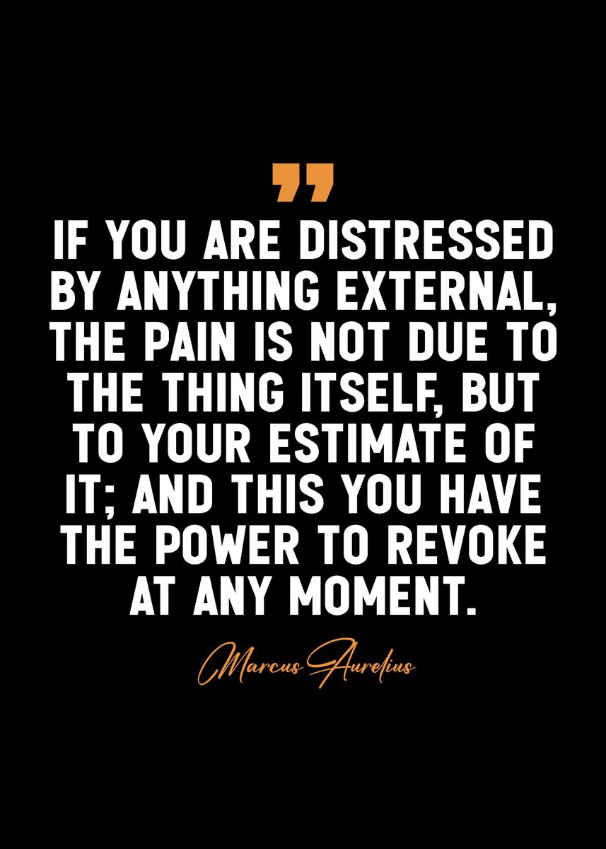 'marcus aurelius quotes ' Poster, picture, metal print, paint by Curot ...