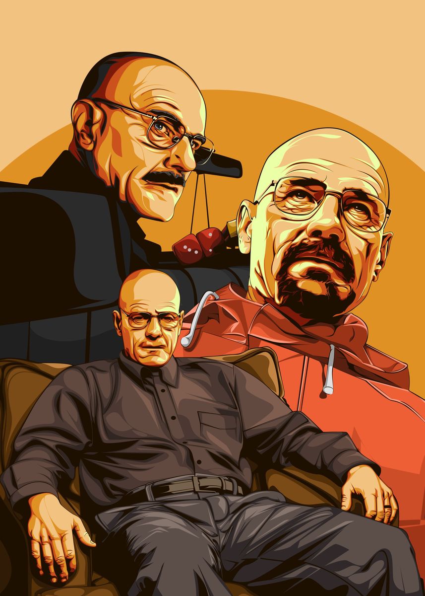 'Breaking Bad' Poster, Picture, Metal Print, Paint By Mark Andrew Sabas ...