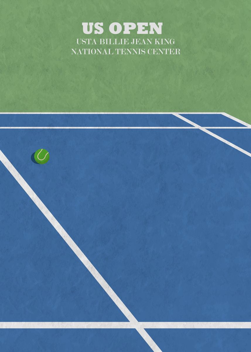 'US Open' Poster, picture, metal print, paint by UNIKORN Displate