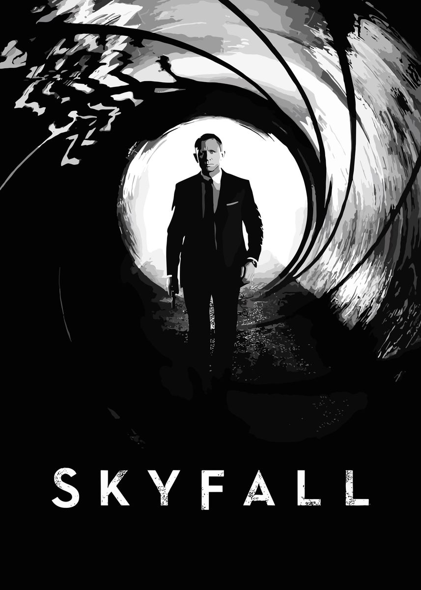 'James bond 007' Poster, picture, metal print, paint by Priscilla ...