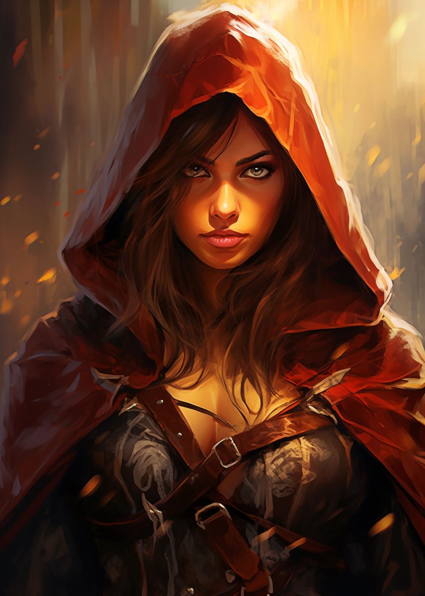 'Red Rogue' Poster, picture, metal print, paint by Operator Viking ...