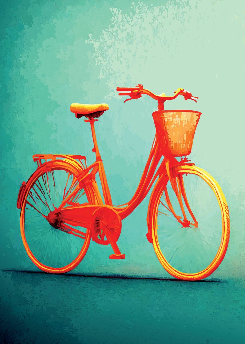 'Fascination of Bicycles' Poster, picture, metal print, paint by ...