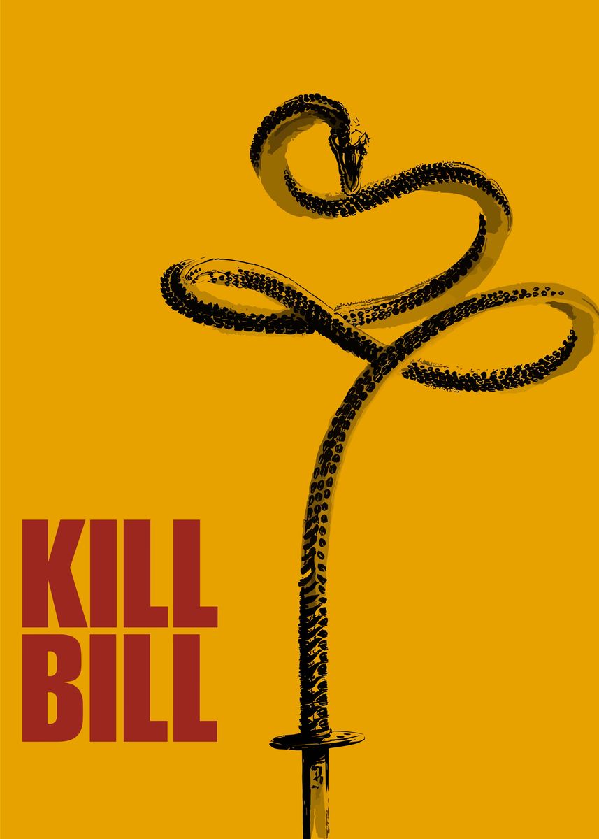 'Kill bill' Poster, picture, metal print, paint by Priscilla Gerlach ...