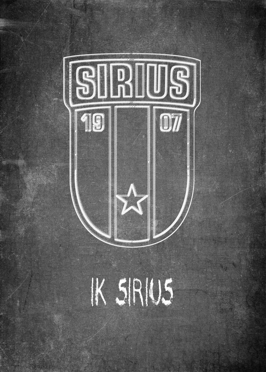 'IK Sirius FK' Poster, picture, metal print, paint by AD art | Displate