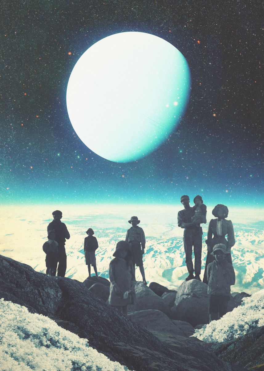 'We are Sojourners ' Poster, picture, metal print, paint by Frank Moth ...