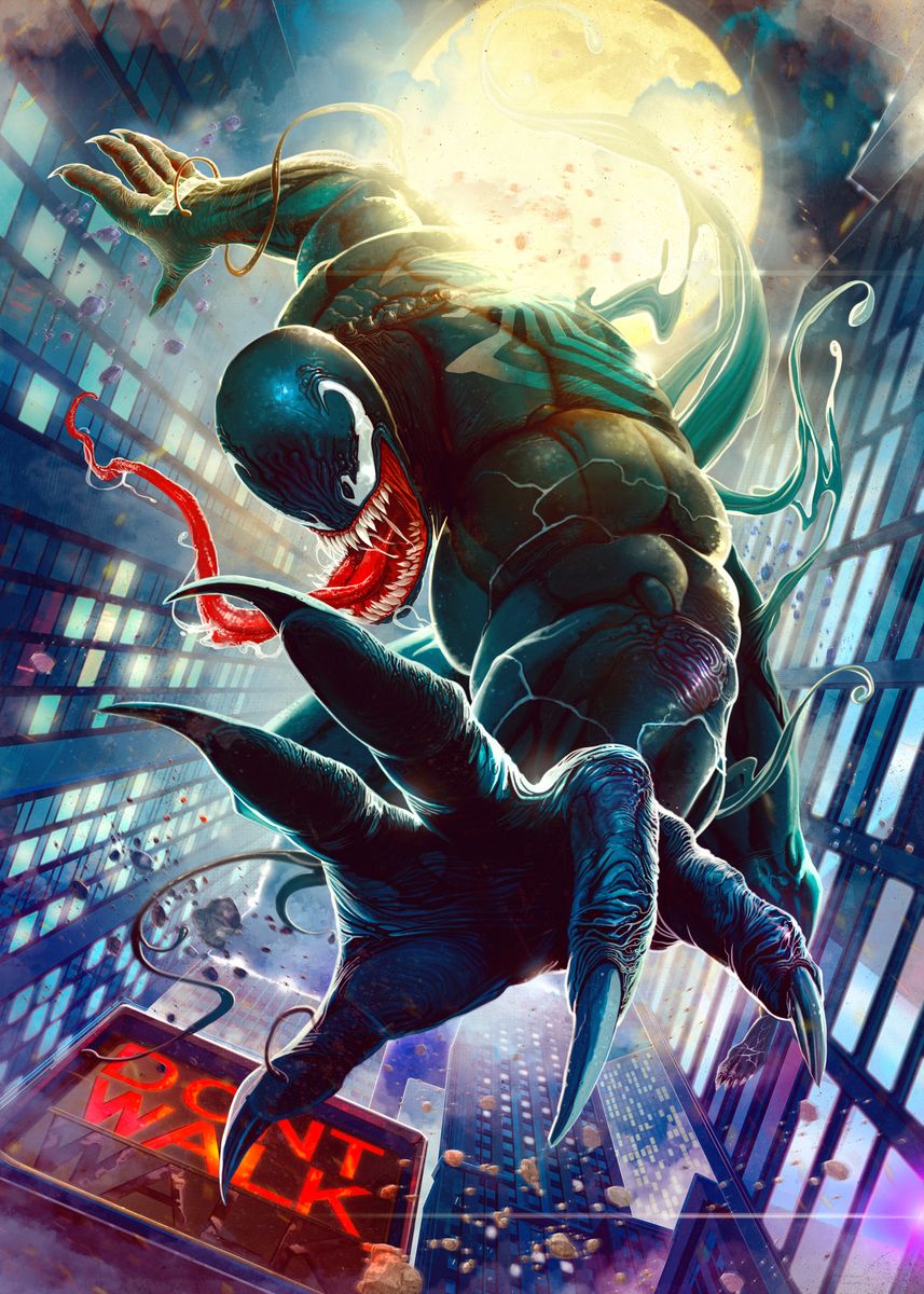 'Venom Comic' Poster, picture, metal print, paint by Marvel | Displate