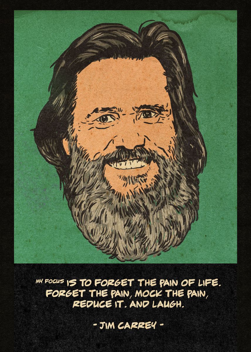 'Jim Quotes' Poster, picture, metal print, paint by Puding Vektor ...