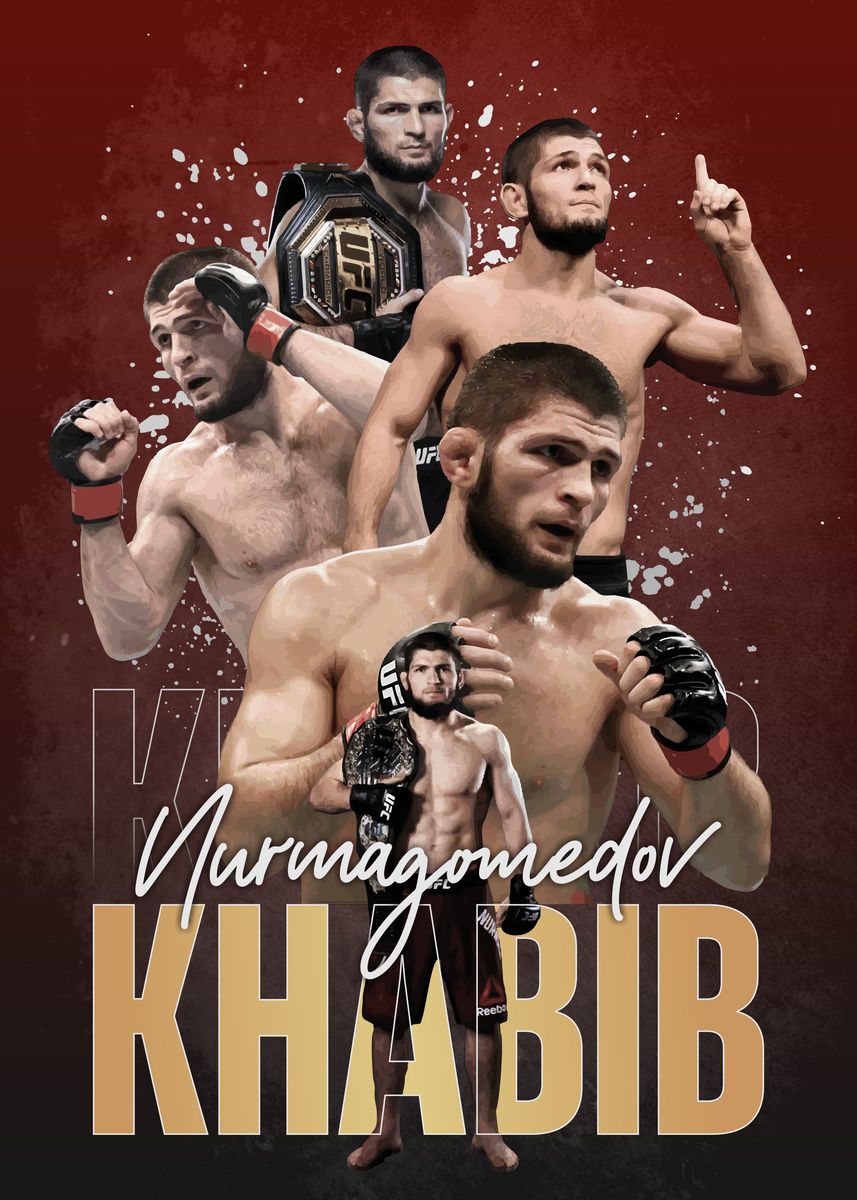 khabib Nurmagomedov Poster Picture Metal Print Paint By Yunur khabib Nurmagomedov Poster Picture Metal Print Paint By Yunur
