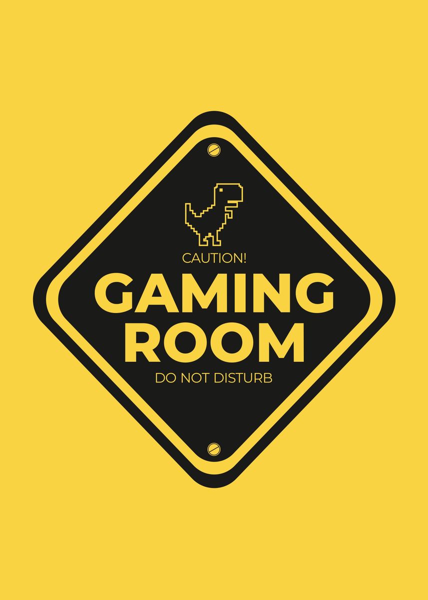 'Gaming Room' Poster, picture, metal print, paint by Zhidane Al dhaer ...