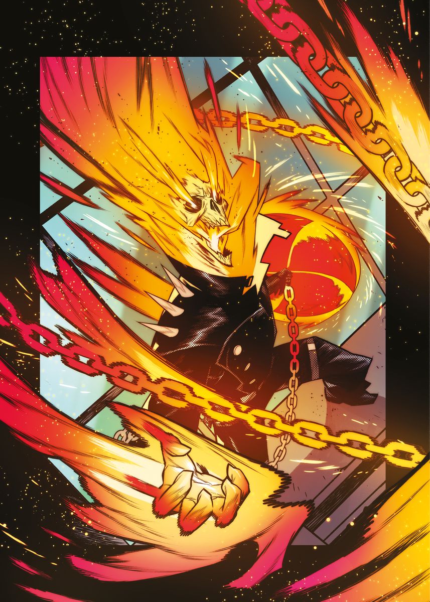 Ghost Rider Variant Card Poster Picture Metal Print Paint By ghost-rider-variant-card-poster-picture-metal-print-paint-by