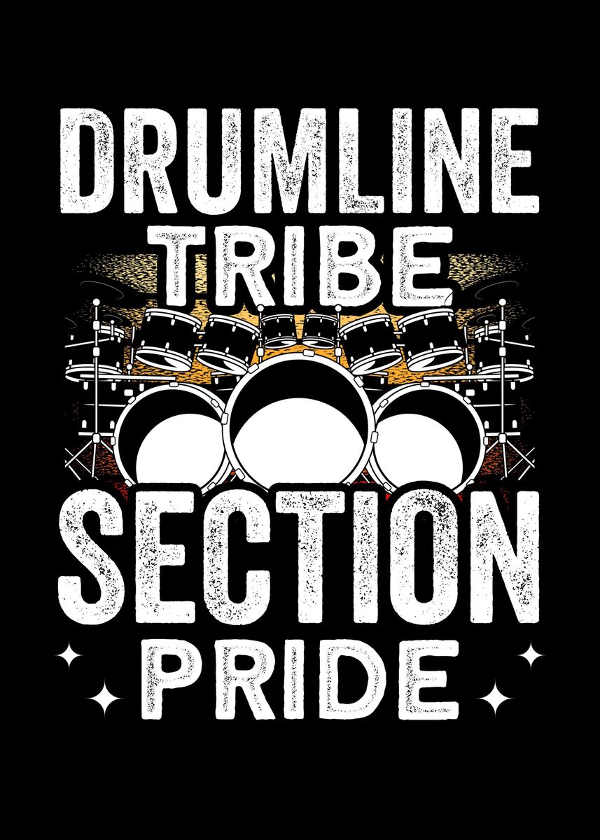 marching-band-drumline-poster-picture-metal-print-paint-by-kritich