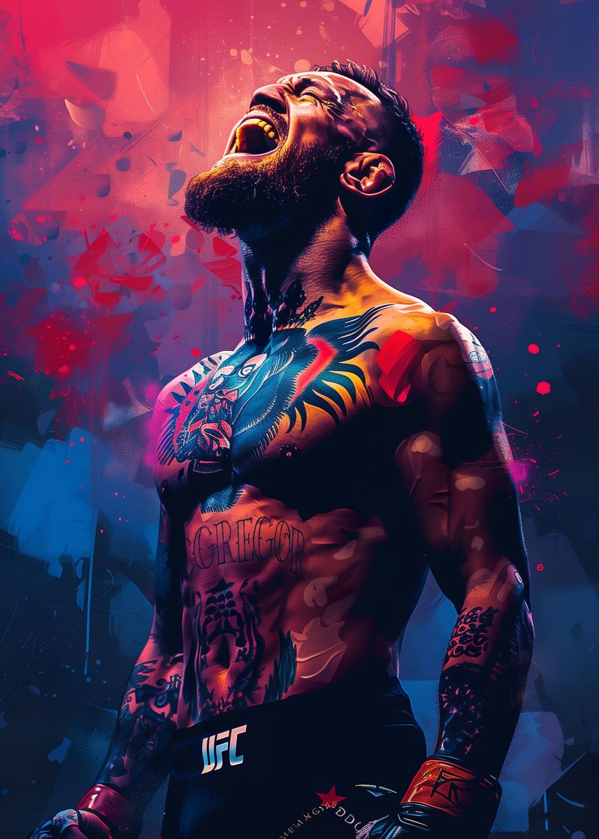 'Conor McGregor' Poster, picture, metal print, paint by Nocturnal Arts ...
