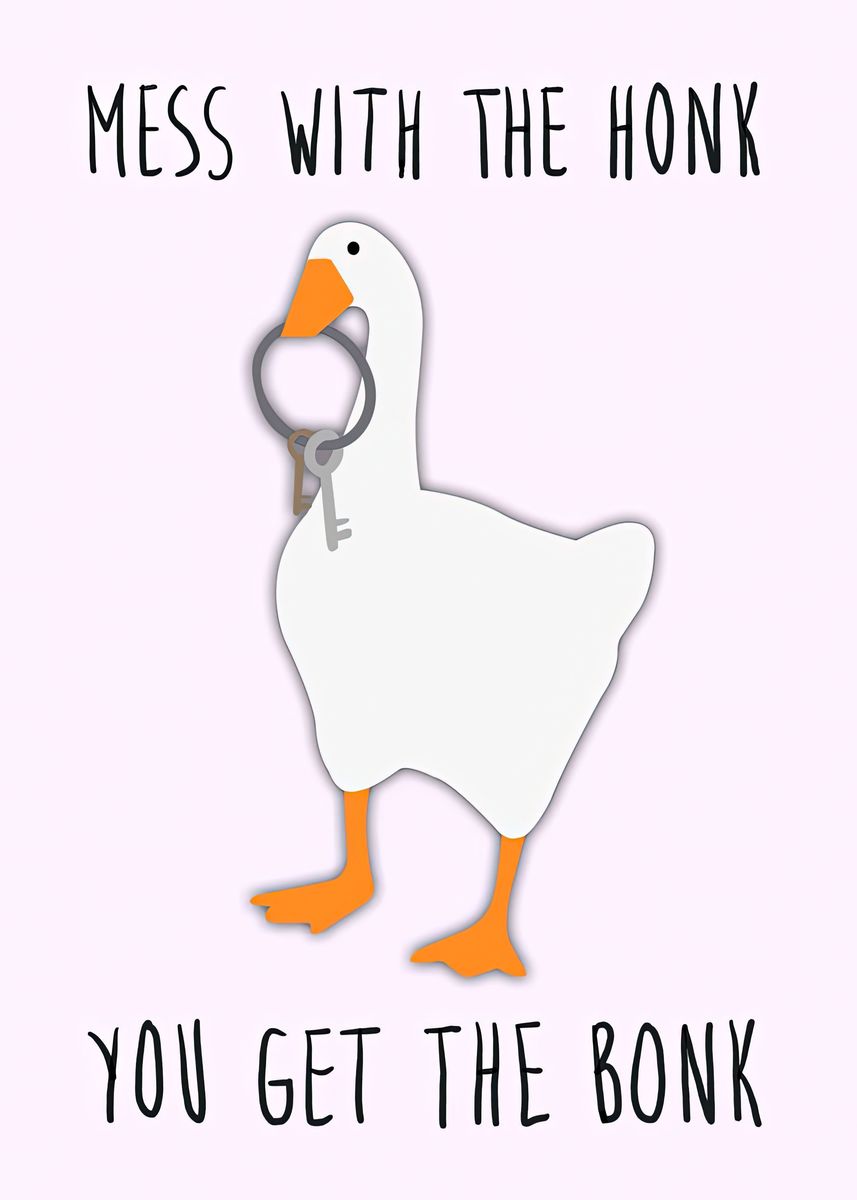 'Funny Duck' Poster, picture, metal print, paint by Nova Official Art ...