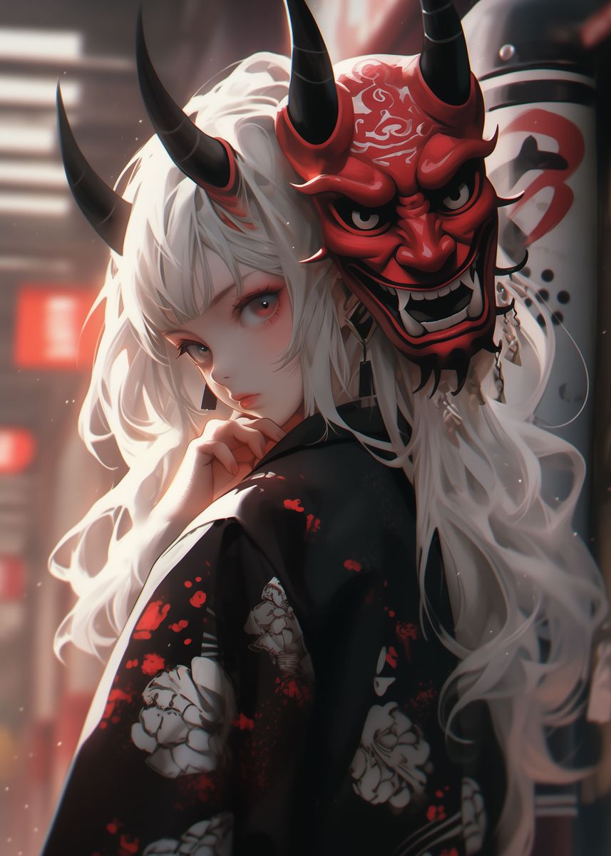 'Cute Demon' Poster, picture, metal print, paint by Illusionary Inkwell ...