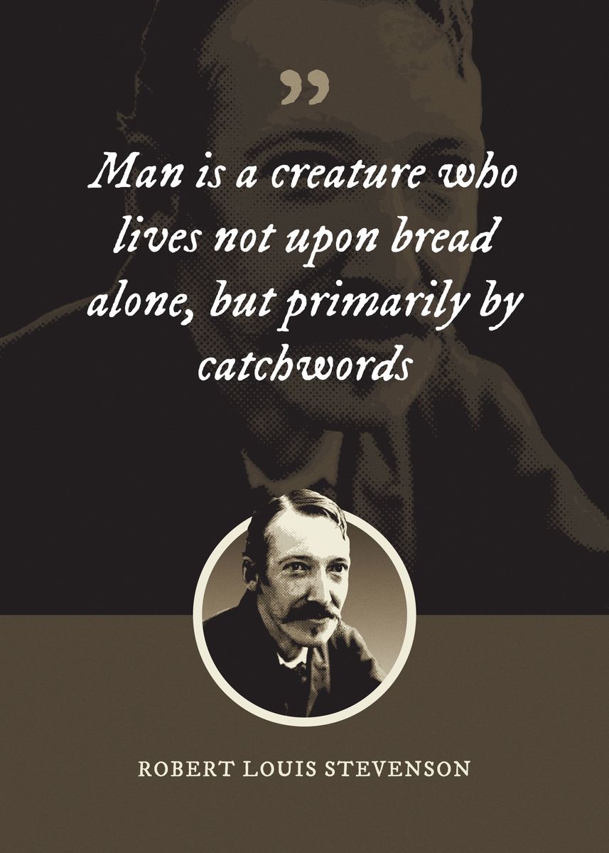 'Man is a creature who live' Poster, picture, metal print, paint by ...