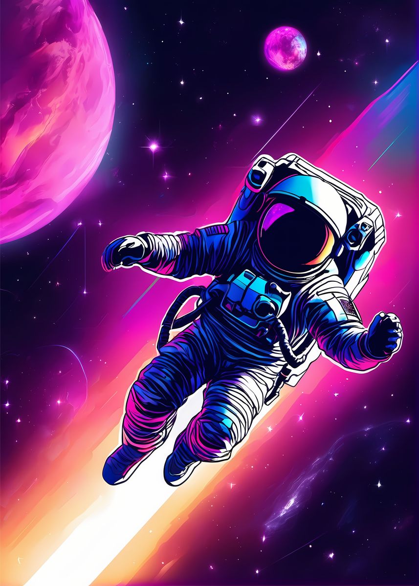 'Space' Poster, picture, metal print, paint by Gon Poster | Displate