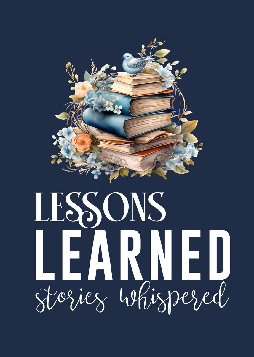 'Lessons learned' Poster, picture, metal print, paint by Juliana RW ...