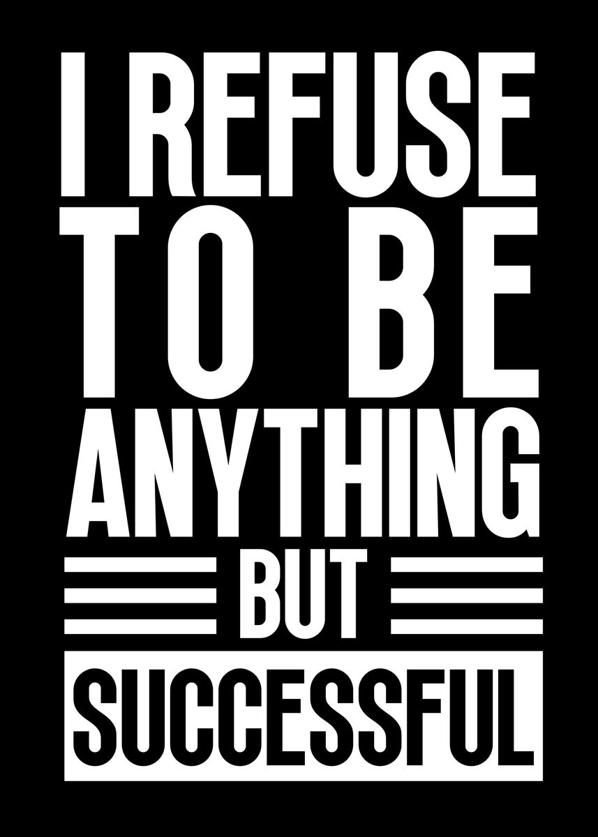 'Success Motivational' Poster, picture, metal print, paint by slamet ...