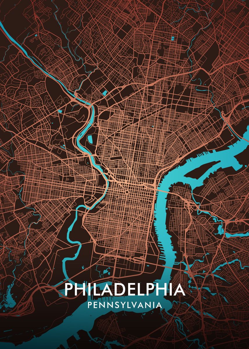 39 Philadelphia City Map 39 Poster - 78c5bc222e34b91f03ed244978b055b0 736708c0c7e312b50a6df1ed2a9dcd5b 